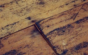 damaged roof plywood from poor ventilation and moisture